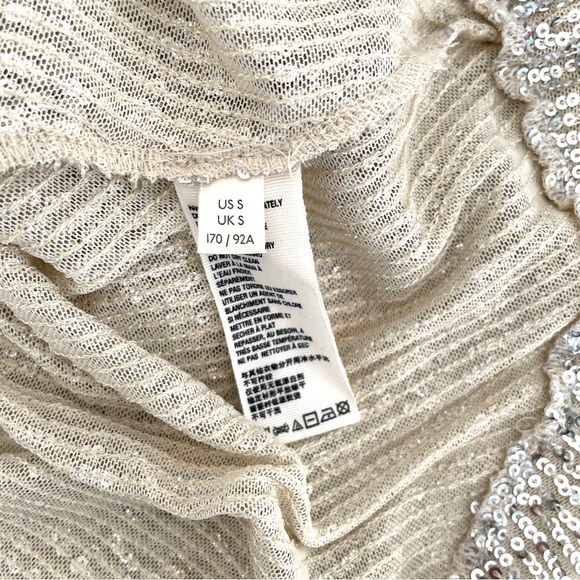 Free People Dance Floor Sequin Ruffle Top - Picture 12 of 12